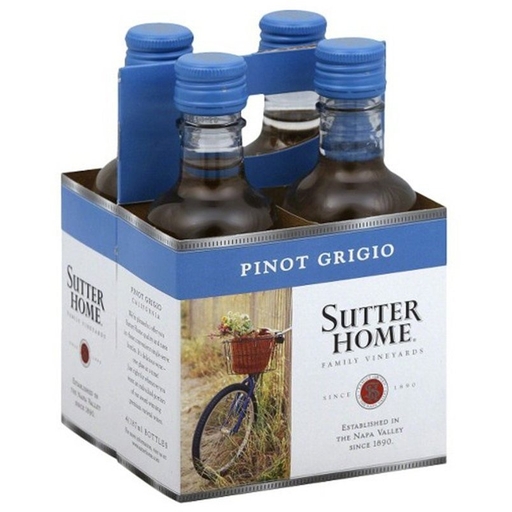 Sutter Home 4pk Pinot Grigio 187ML