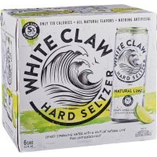White Claw Lime 6 Pk 12OZ