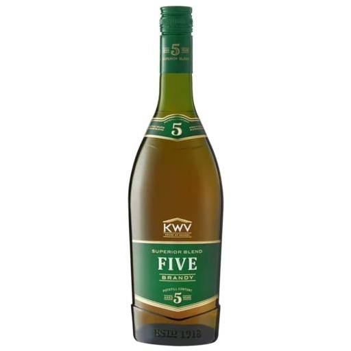 Kwv Five Brandy 750ML Chambers Wine & Liquor