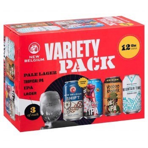 New Belgium Sampler 12-pk Cans 12OZ