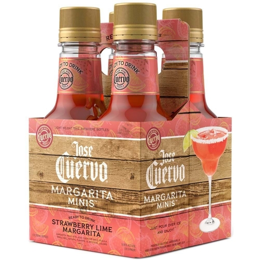 Cuervo Authentic Strawberry Lime 4-pk Btls 200ML