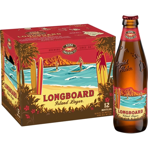 Kona Longboard Lager 12 oz Caesar's Spirits